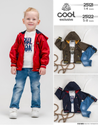 TOPTAN MELCAN ERKEK ÇOCUK 3 LÜ TAKIM 1 - 4 Y