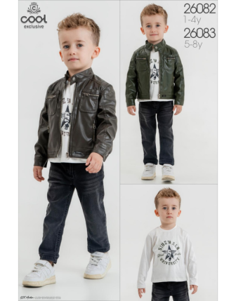 TOPTAN MELCAN ERKEK ÇOCUK 3 LÜ TAKIM 1 - 4 Y