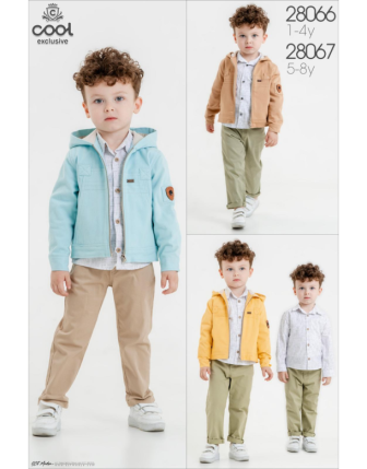 TOPTAN MELCAN ERKEK ÇOCUK 3 LÜ TAKIM 1 - 4 Y