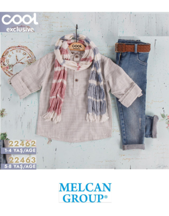 TOPTAN MELCAN ERKEK ÇOCUK 3 LÜ TAKIM 5 - 8 Y