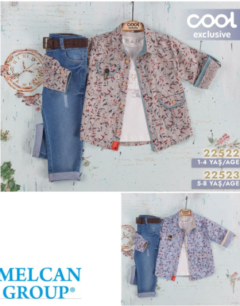 TOPTAN MELCAN ERKEK ÇOCUK 3 LÜ TAKIM 5 - 8 Y