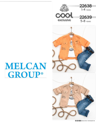 TOPTAN MELCAN ERKEK ÇOCUK 3 LÜ TAKIM 5 - 8 Y