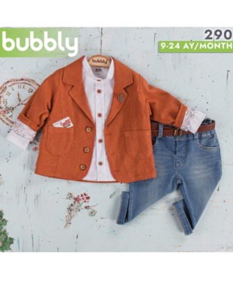 TOPTAN MELCAN ERKEK BEBEK 3 LÜ TAKIM 9 - 24 M