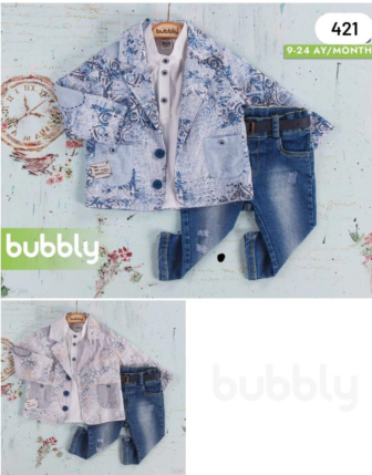 TOPTAN MELCAN ERKEK BEBEK 3 LÜ TAKIM 9 - 24 M