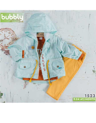 TOPTAN MELCAN ERKEK BEBEK 3 LÜ TAKIM 9 - 24 M