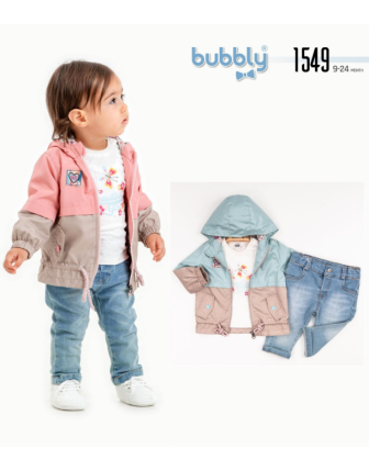 TOPTAN MELCAN KIZ BEBEK 3 LÜ TAKIM 9 - 24 M