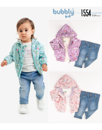 TOPTAN MELCAN KIZ BEBEK 3 LÜ TAKIM 9 - 24 M
