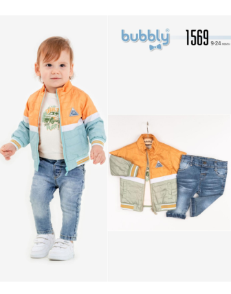 TOPTAN MELCAN ERKEK BEBEK 3 LÜ TAKIM 9 - 24 M