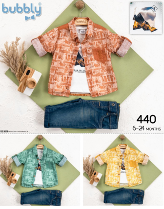 TOPTAN MELCAN ERKEK BEBEK 3 LÜ TAKIM 9 - 24 M