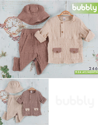 TOPTAN MELCAN ERKEK BEBEK ŞAPKALI 2 Lİ TAKIM 9 - 24 M