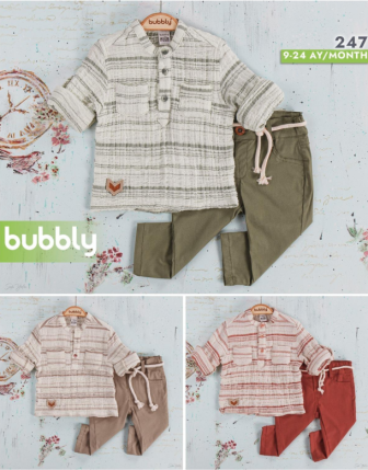 TOPTAN MELCAN ERKEK BEBEK 2 Lİ TAKIM 9 - 24 M