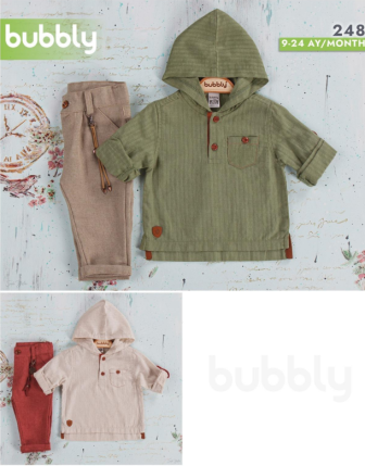 TOPTAN MELCAN ERKEK BEBEK 2 Lİ TAKIM 9 - 24 M