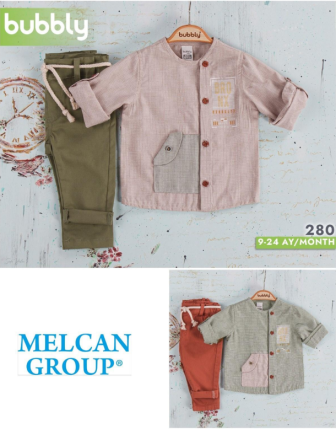 TOPTAN MELCAN ERKEK BEBEK 2 Lİ TAKIM 9 - 24 M