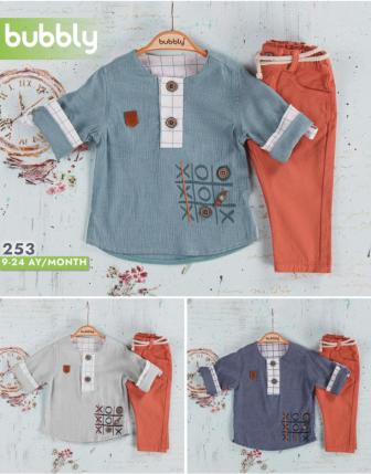 TOPTAN MELCAN ERKEK BEBEK 2 Lİ TAKIM 9 - 24 M