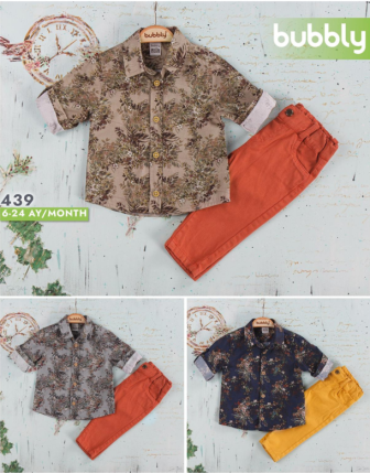 TOPTAN MELCAN ERKEK BEBEK 3 LÜ TAKIM 6 - 24 M