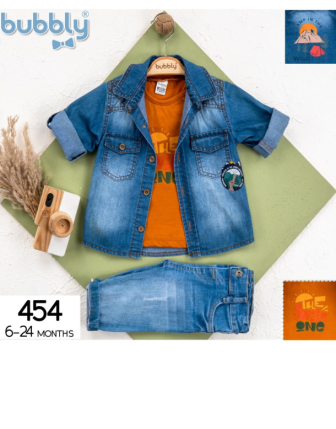 TOPTAN MELCAN ERKEK BEBEK 3 LÜ TAKIM 6 - 24 M