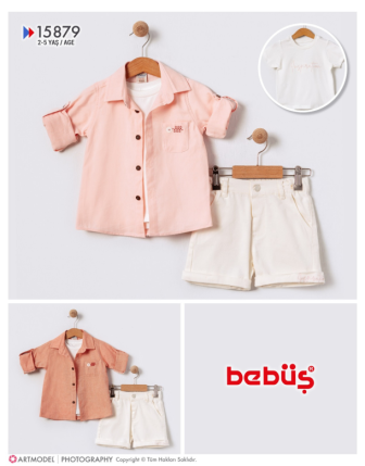 TOPTAN BEBÜŞ ERKEK ÇOCUK 2 Lİ TAKIM 2 - 5 Y