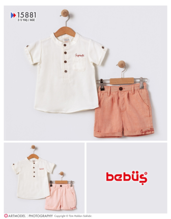 TOPTAN BEBÜŞ ERKEK ÇOCUK 2 Lİ TAKIM 2 - 5 Y