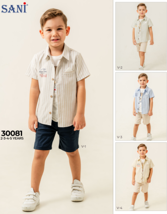 TOPTAN SANİ ERKEK ÇOCUK TAKIM 2 - 5 Y