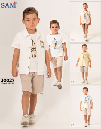 TOPTAN SANİ ERKEK ÇOCUK TAKIM 2 - 5 Y