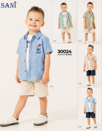 TOPTAN SANİ ERKEK ÇOCUK TAKIM 2 - 5 Y