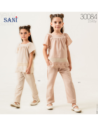 TOPTAN SANİ KIZ ÇOCUK 2 Lİ TAKIM 2 - 5 Y