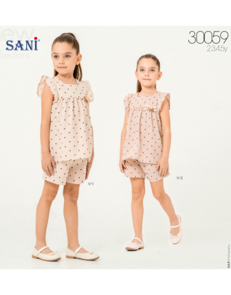 TOPTAN SANİ KIZ ÇOCUK 2 Lİ TAKIM 2 - 5 Y