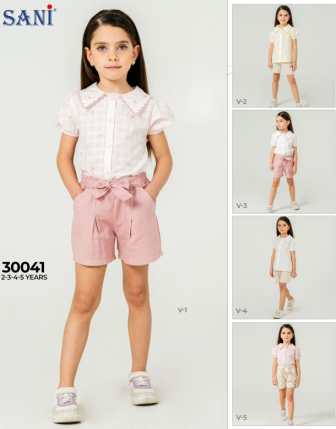 TOPTAN SANİ KIZ ÇOCUK 2 Lİ TAKIM 2 - 5 Y