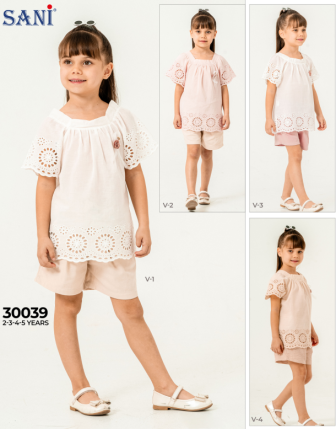 TOPTAN SANİ KIZ ÇOCUK 2 Lİ TAKIM 2 - 5 Y