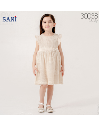 TOPTAN SANİ KIZ ÇOCUK ELBİSE 2 - 5 Y