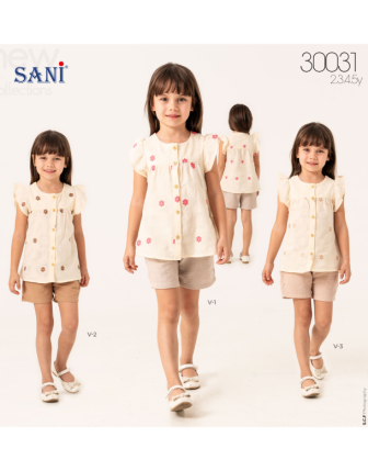 TOPTAN SANİ KIZ ÇOCUK 2 Lİ TAKIM 2 - 5 Y