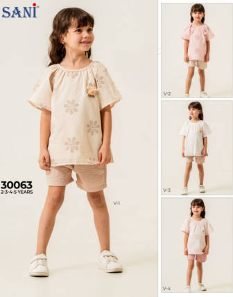 TOPTAN SANİ KIZ ÇOCUK 2 Lİ TAKIM 2 - 5 Y